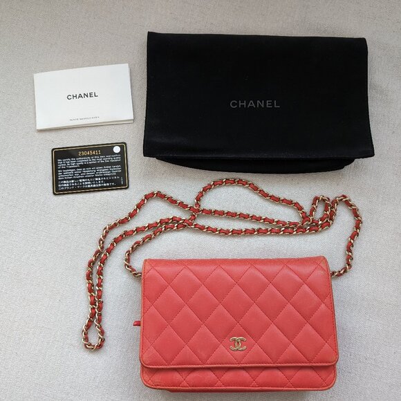 Chanel Classic Wallet on Chain in Pink - Picture 15 of 15
